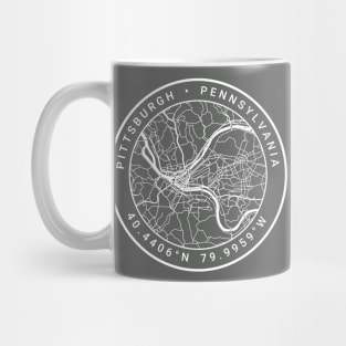 Pittsburgh Map Mug